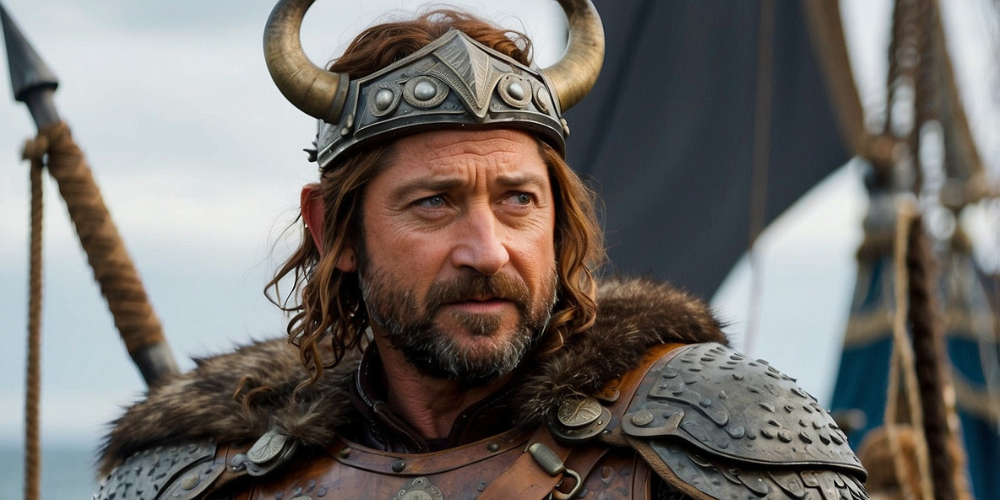 Behind the Costume: Gerard Butler's Transformation into Stoick the Vast in How to Train Your Dragon Live-Action Adaptation image