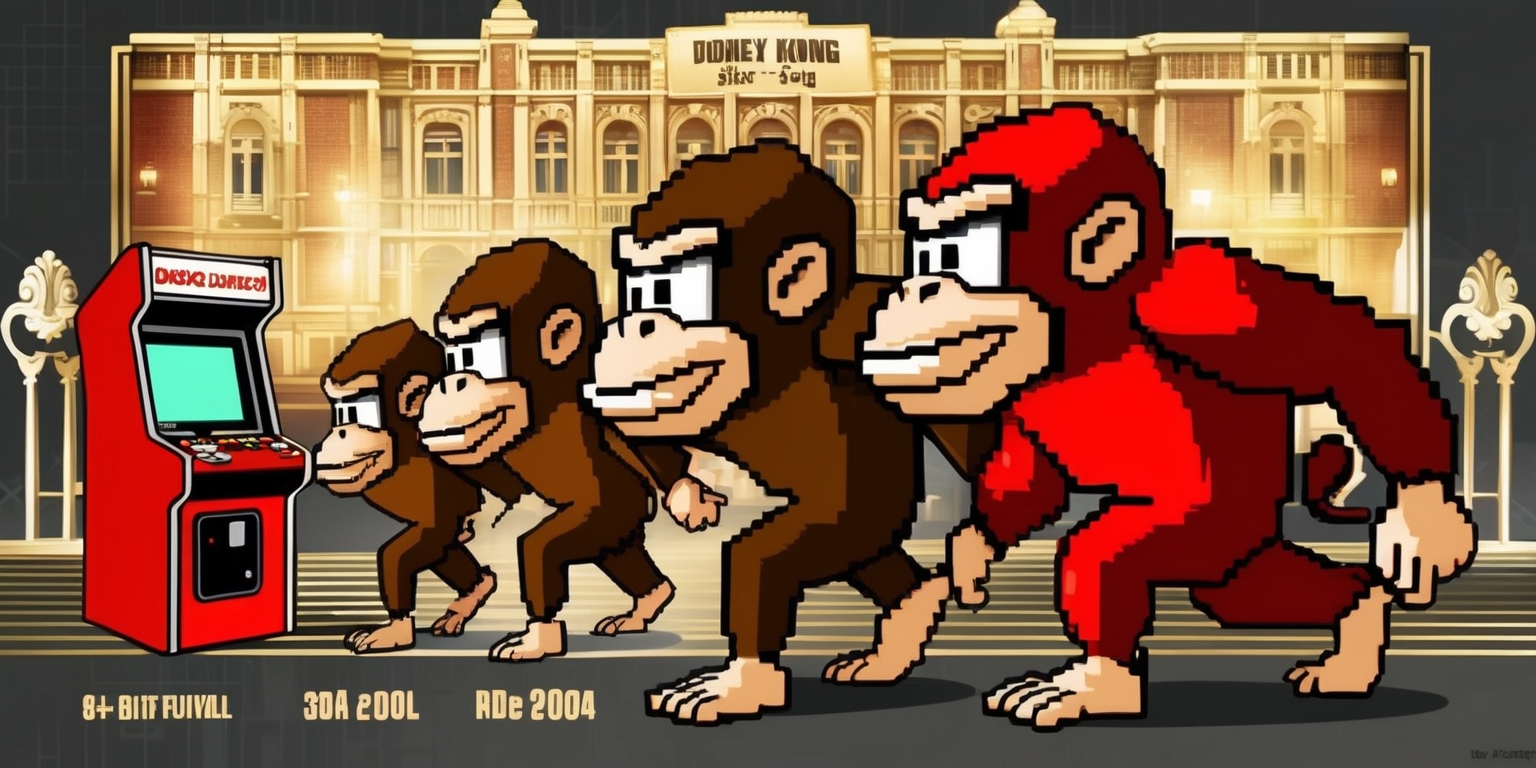 From Pixels to the Silver Screen: The Evolution of Nintendo's Iconic Ape image