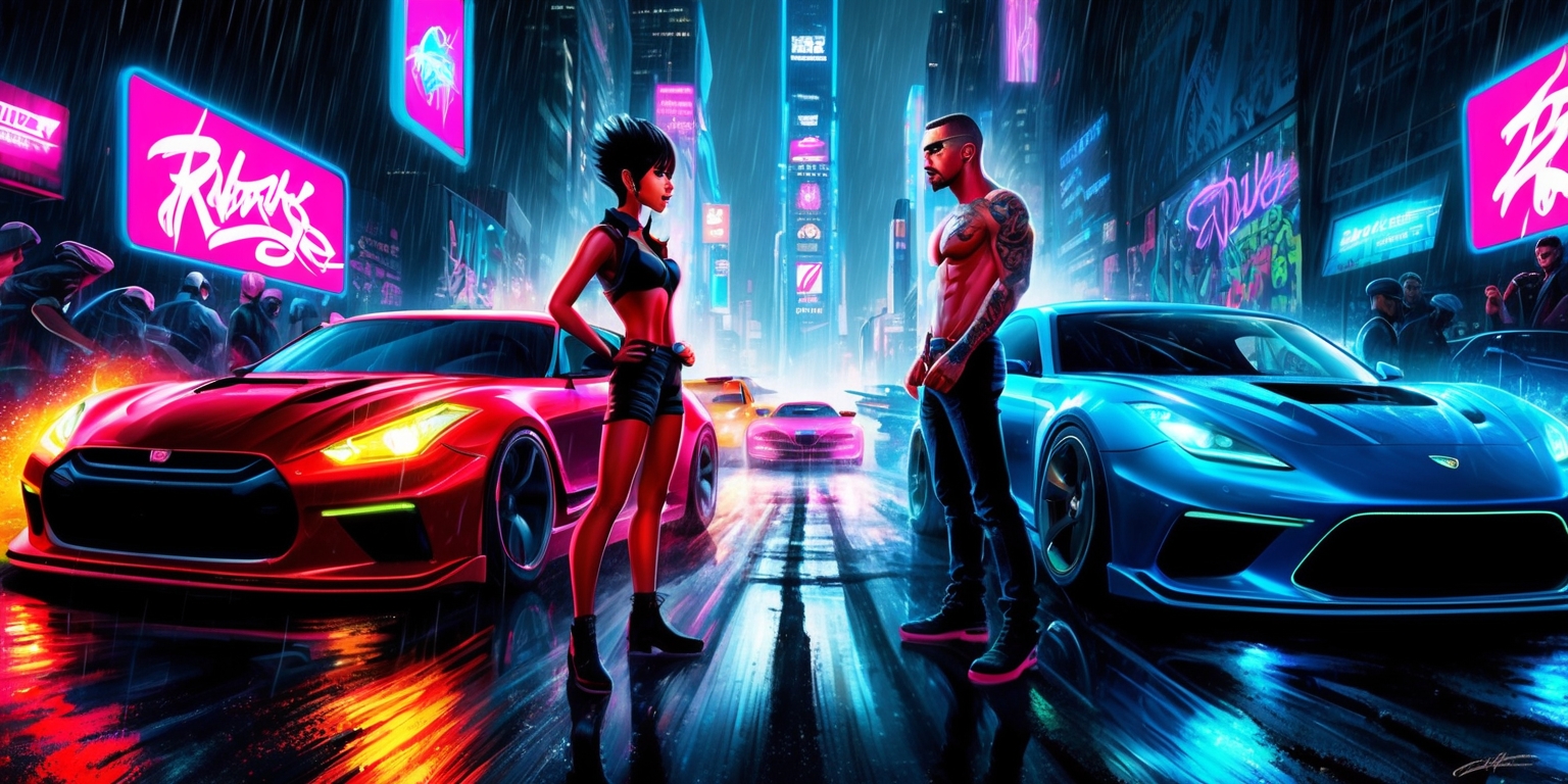 Neon Rivalry: Chronicles of the Underground Race Wars image
