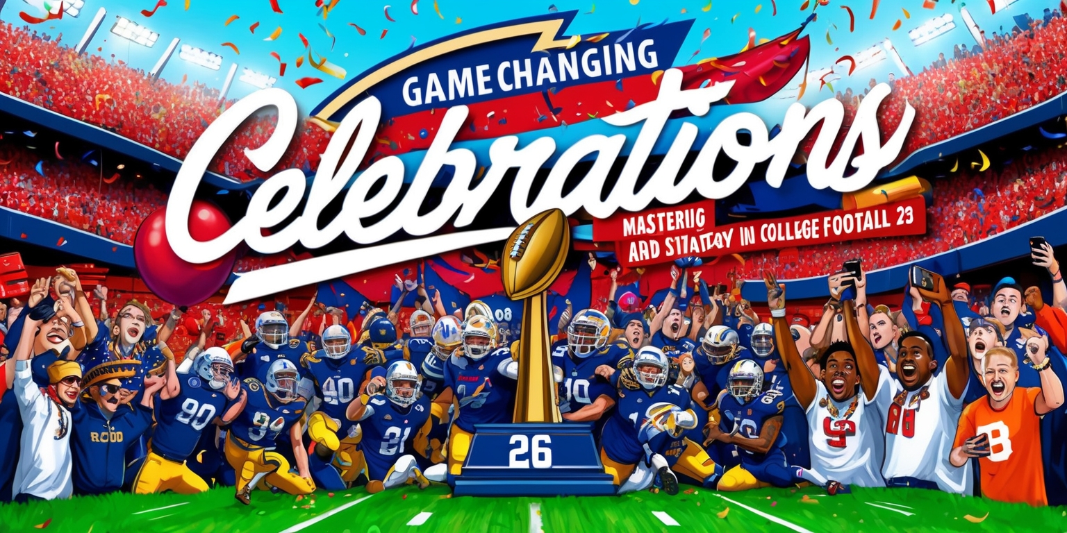 Game-Changing Celebrations: Mastering Flair and Strategy in College Football 26 image